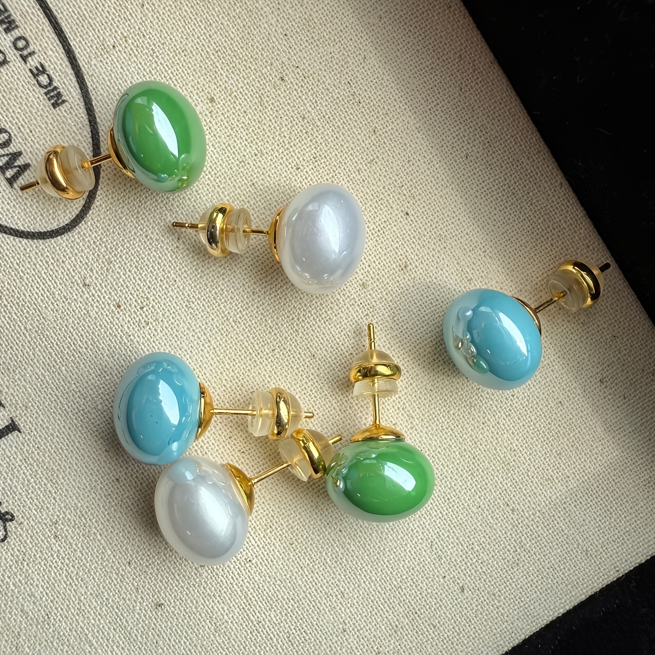 3 Pairs Vintage-Style Minimalist Earrings Set